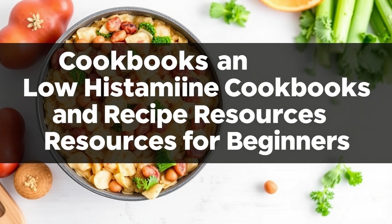Best Low Histamine Cookbooks and Recipe Resources for Beginners