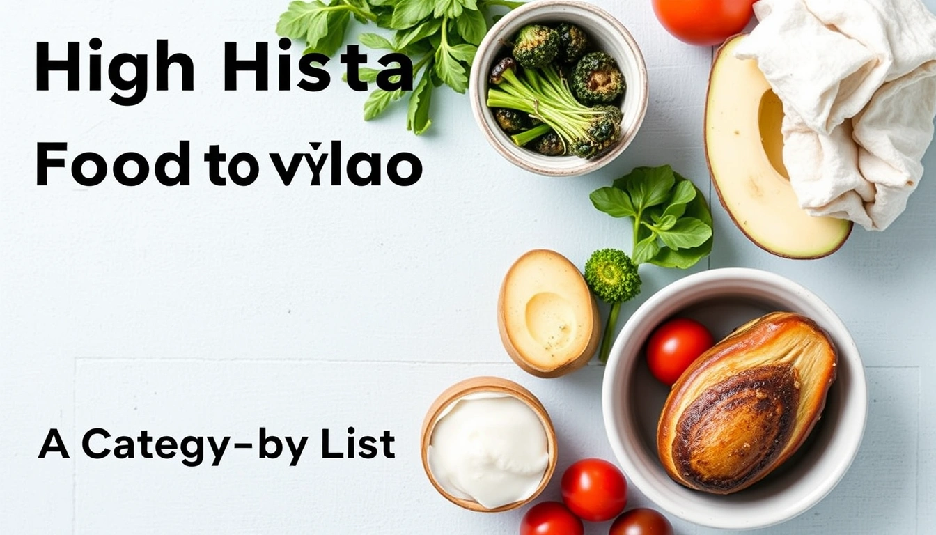 High Histamine Foods to Avoid: A Category-by-Category List