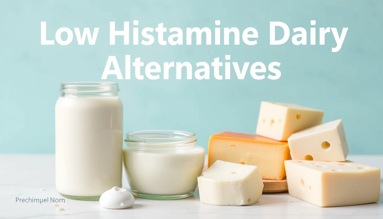 Low Histamine Dairy Alternatives: Milk, Yogurt, and Cheese Substitutes
