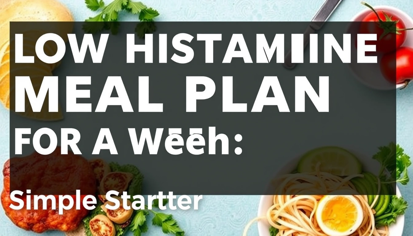 Low Histamine Meal Plan for a Week: Simple Starter Menu Low Histamine Meal Plan for a Week: Simple Starter Menu