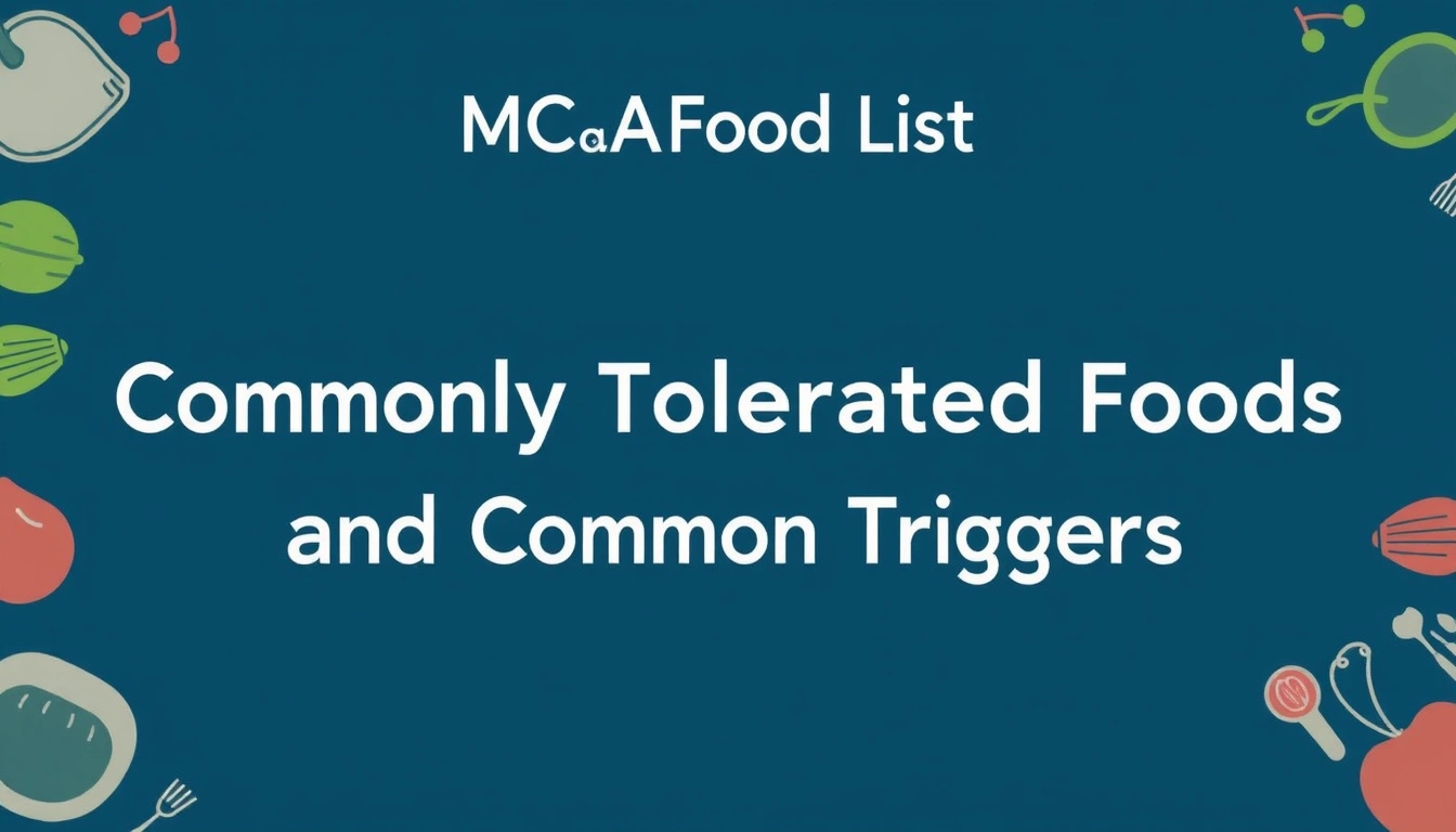 MCAS Diet Food List: Commonly Tolerated Foods and Common Triggers MCAS Diet Food List: Commonly Tolerated Foods and Common Triggers